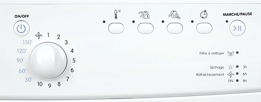 Indesit - IDVA 735 - Interface de commande Indesit - IDVA 735 - Interface de commande