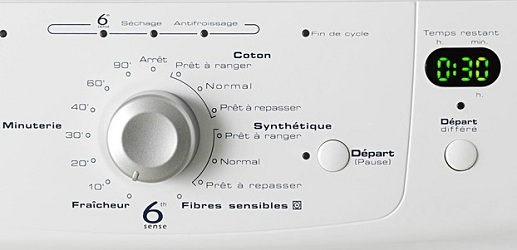 Whirlpool - AWZ3790 - Interface de commande