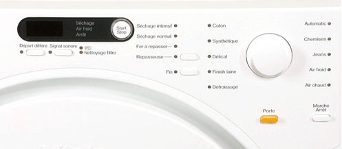 Miele - T7634 - Interface de commande