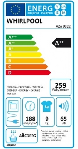 Sèche Linge Whirlpool - AZA9322 - Label Energie