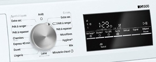 Sèche Linge Siemens - WT46G400FF - Interface de commande