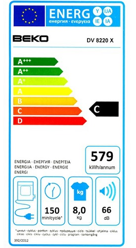 Beko – DV8220X — Sèche Linge