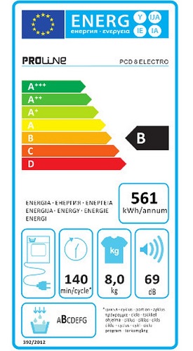 Sèche Linge Proline - PCD 8 ELECTRO - Label Energie