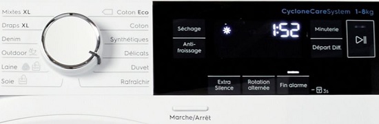 Sèche Linge Electrolux - Perfect Care 900 EW9H3825RA - Commandes